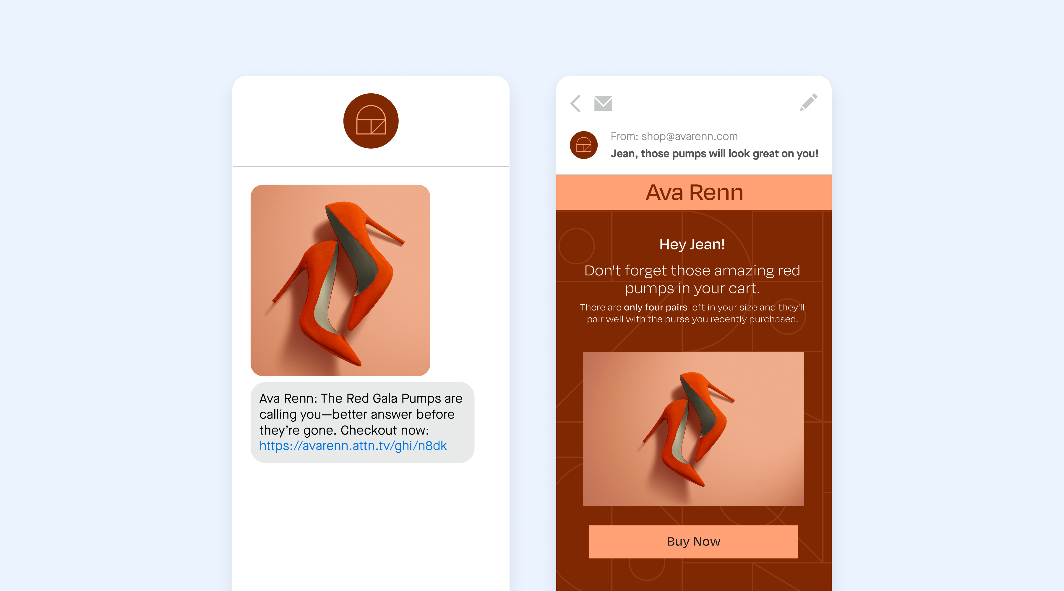 This is an example of how omnichannel would look