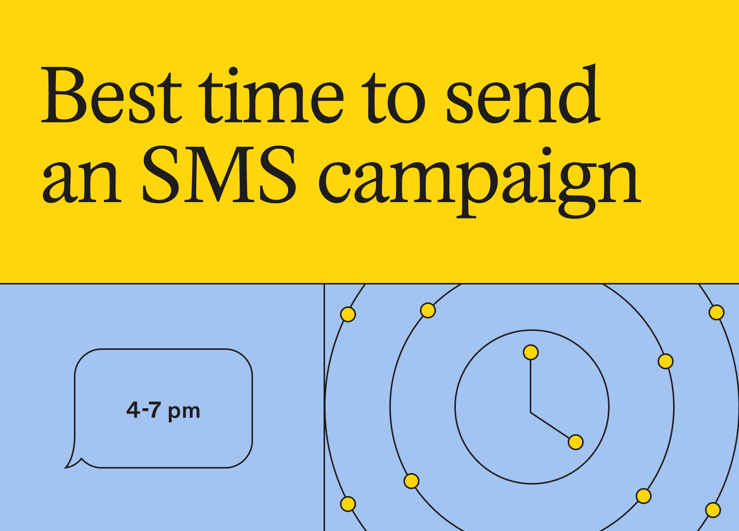 The best time to send an sms message 