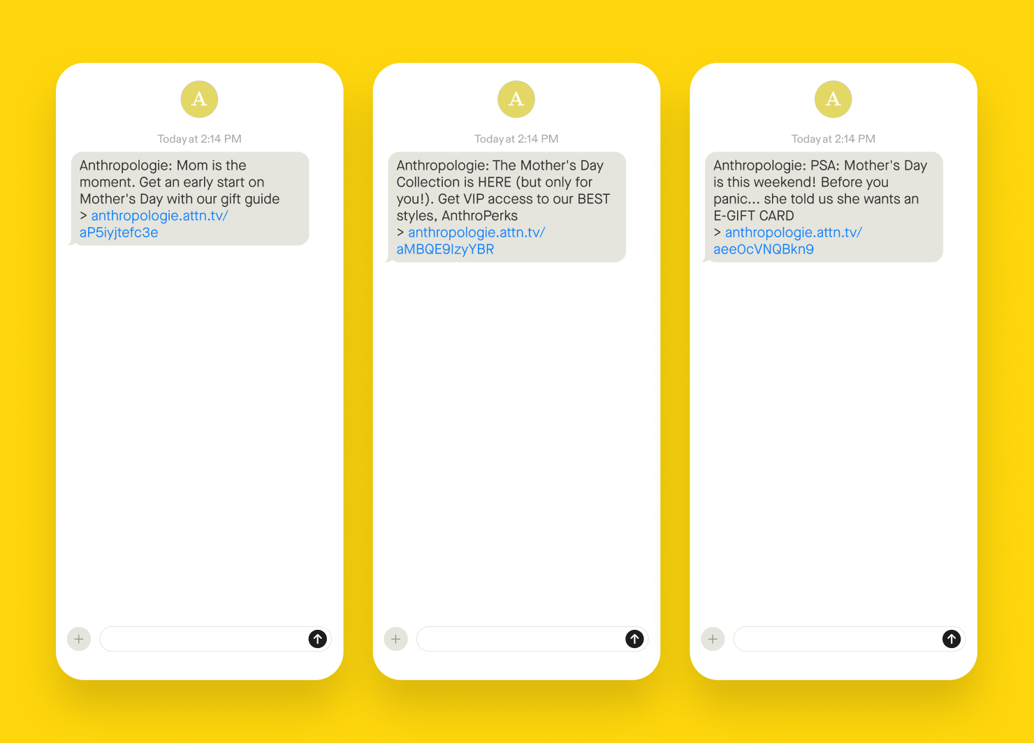 Text message examples for Mother's Day 