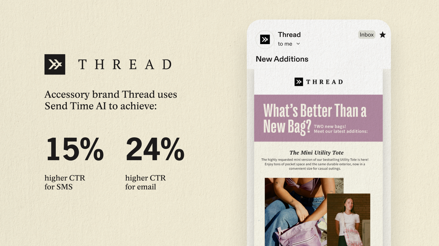 Thread uses Attentive Send Time AI