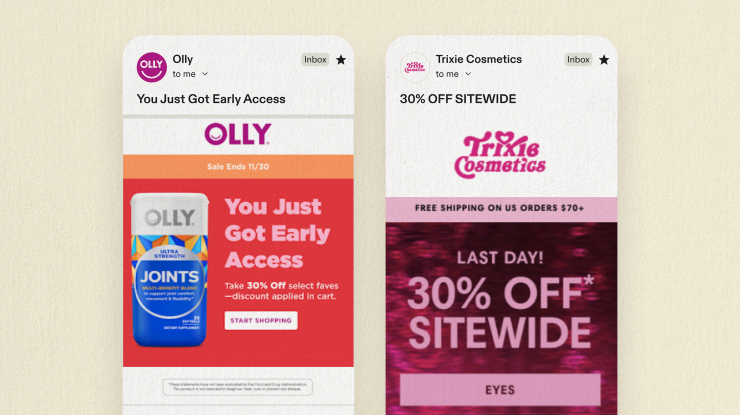 BFCM email campaign examples
