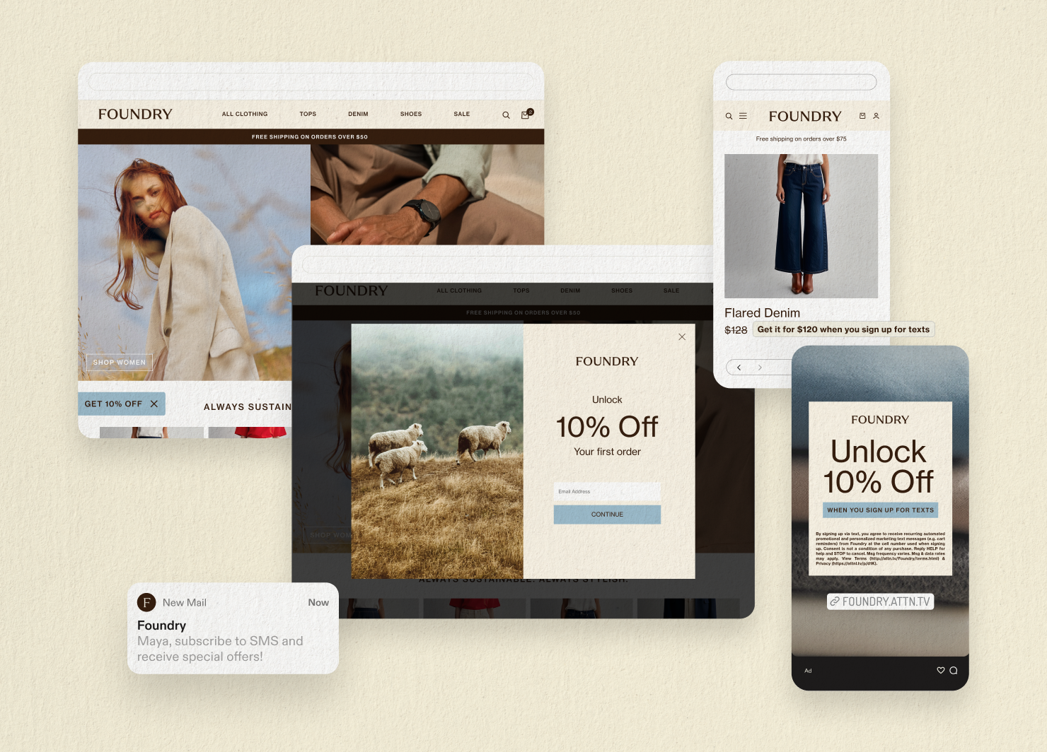 Email and SMS list growth tactics