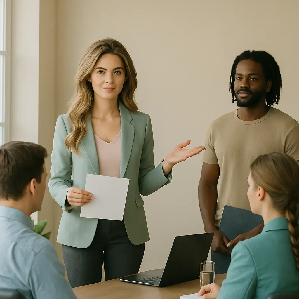 The picture of people to illustrate the "Welcome to the Team" section