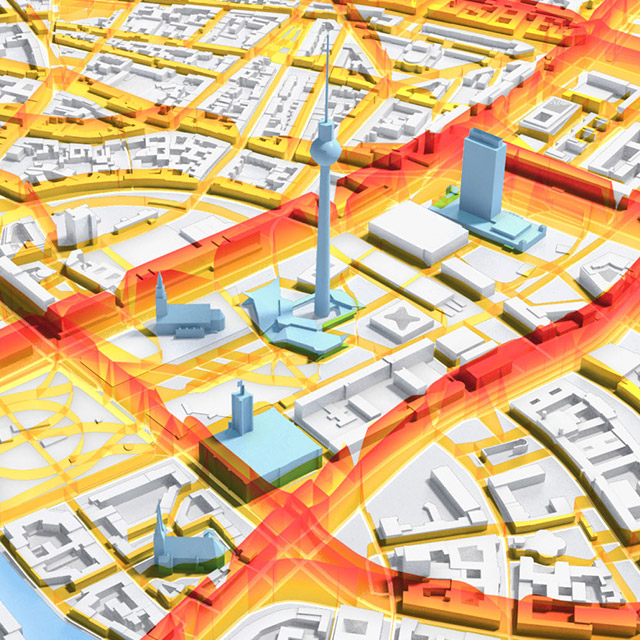 Approach signage and exit guidance supporting intuitive campus navigation