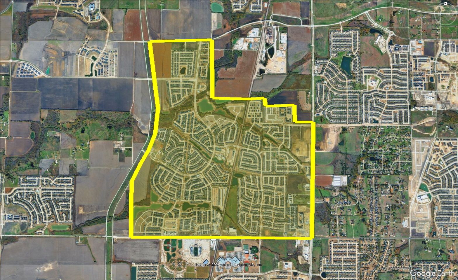 Crew cones, work zone sign, and neighborhood street improvements