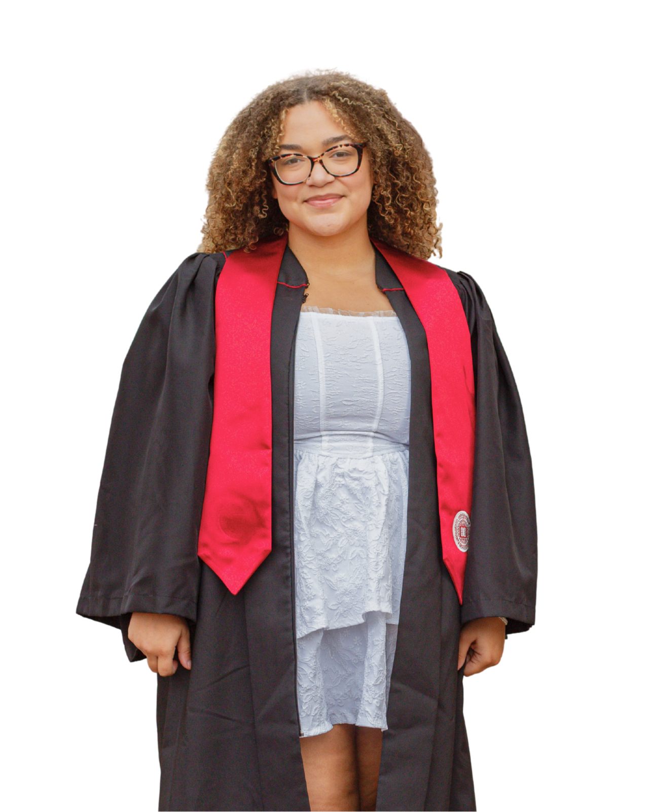 aubrey zamorano on graduation day