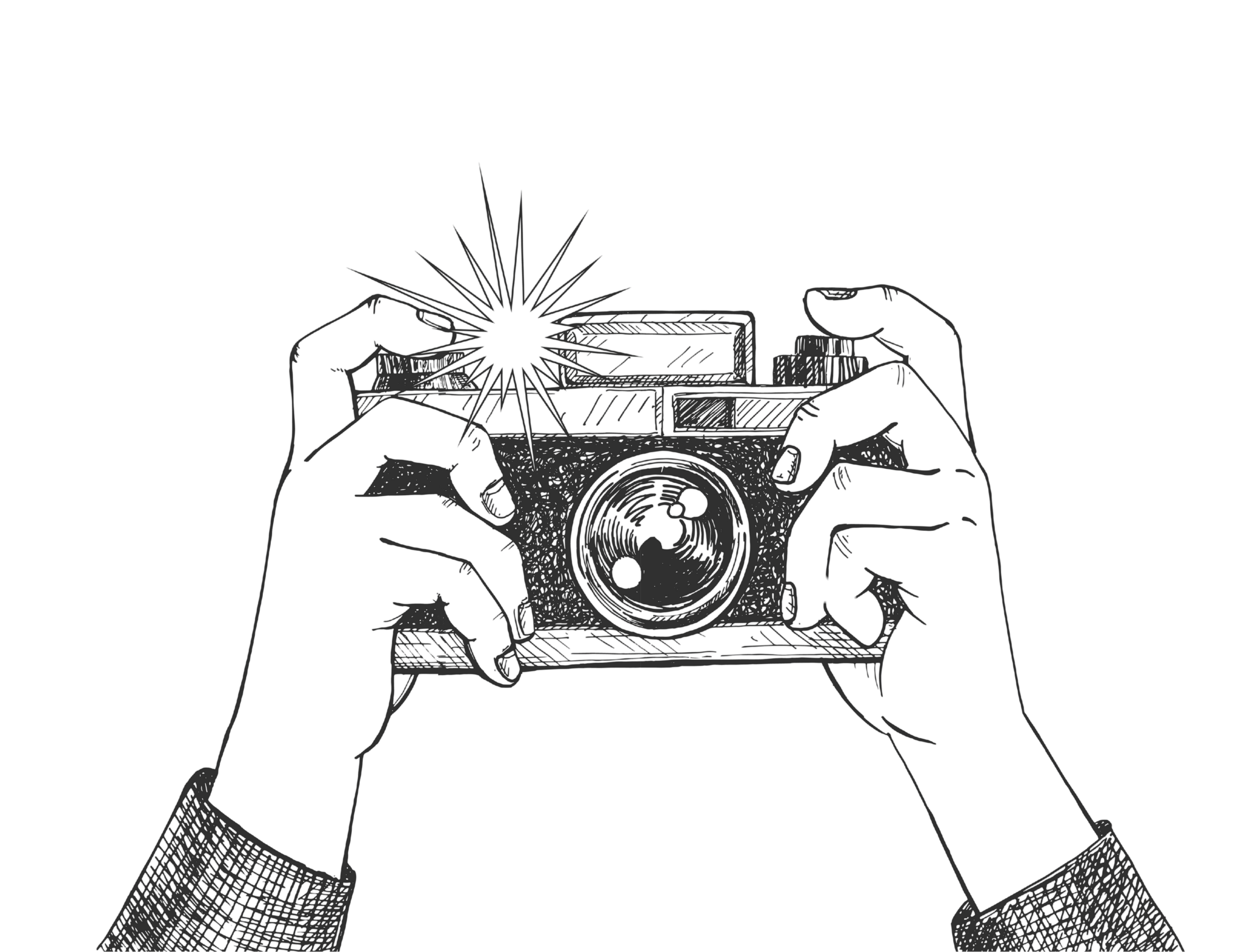 someone taking a picture with camera