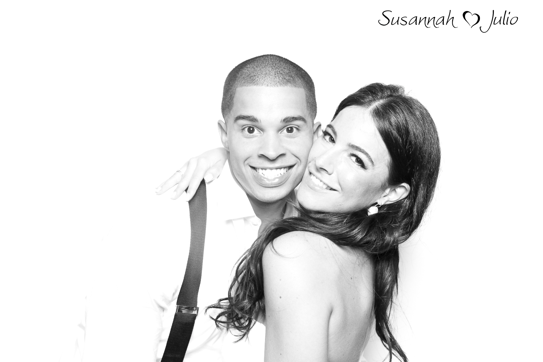 Guest posing for an editorial black and white portrait at a Florida event