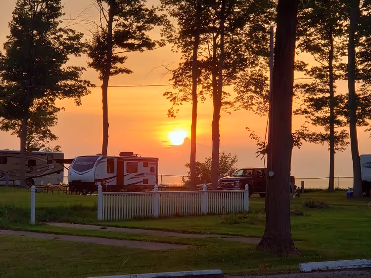 RV's at camp