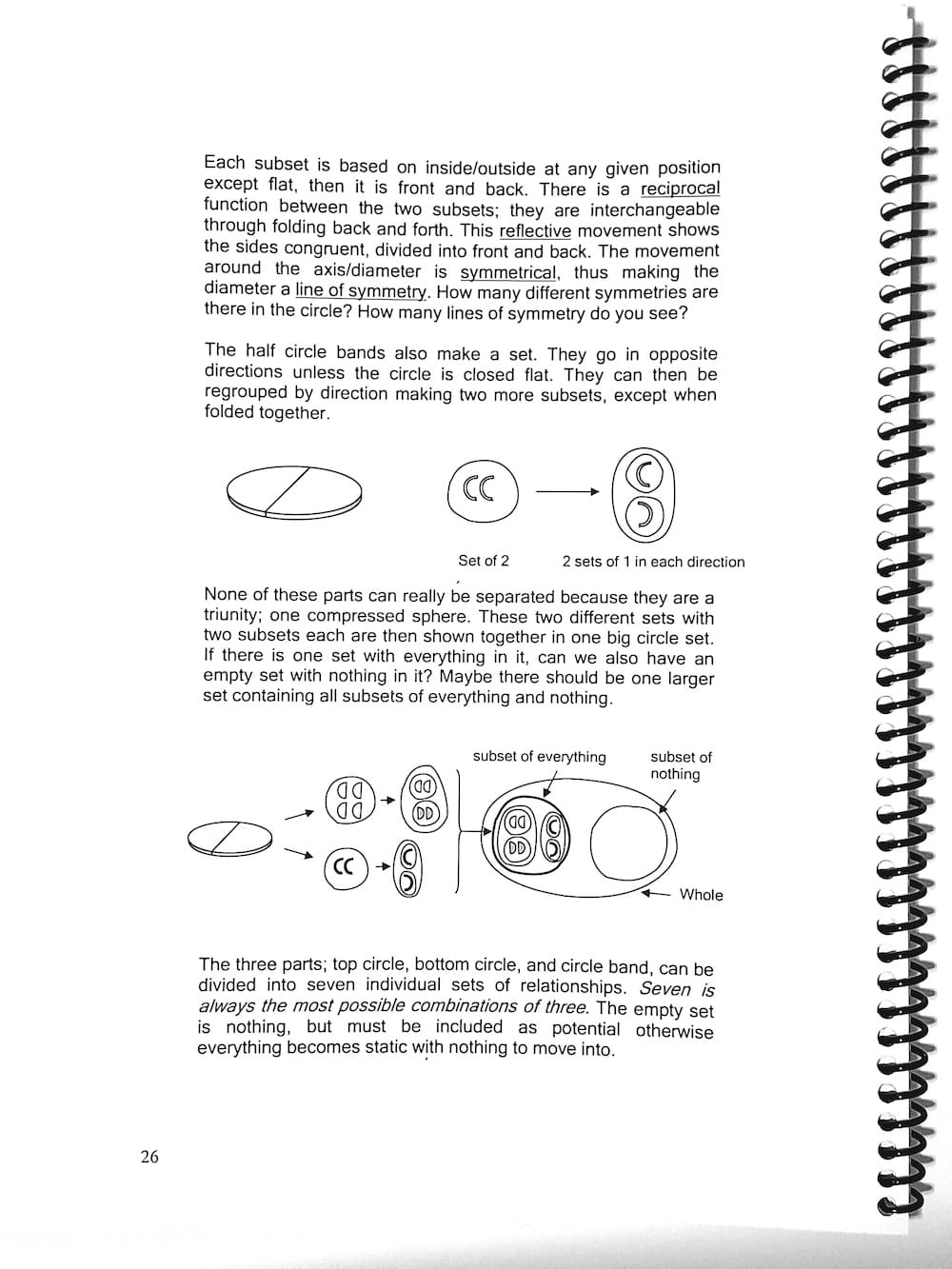 Demonstrates over a hundred fundamental math terms and proportional relationships using the first fold in the circle.