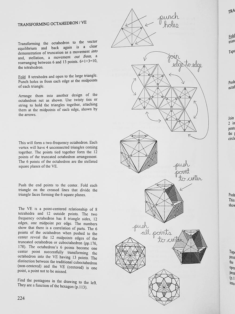 Explores in depth the nine creases of the tetrahedron net in the context of geometry, math, art, ethics, and education.