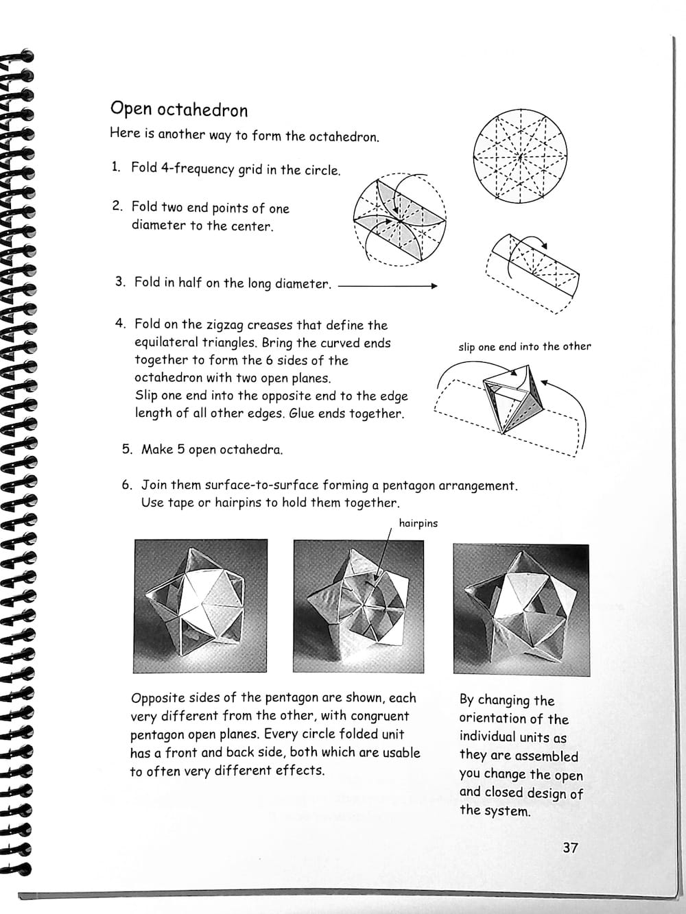 Focuses on 3 diameters and 12 folds of the 4-frequency diameter grid. While the first one is foundational, they can be used in any order.