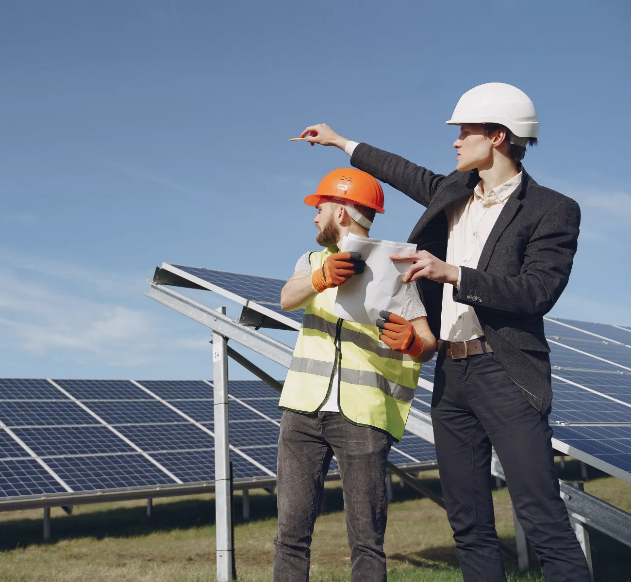 Installation de panneaux solaires