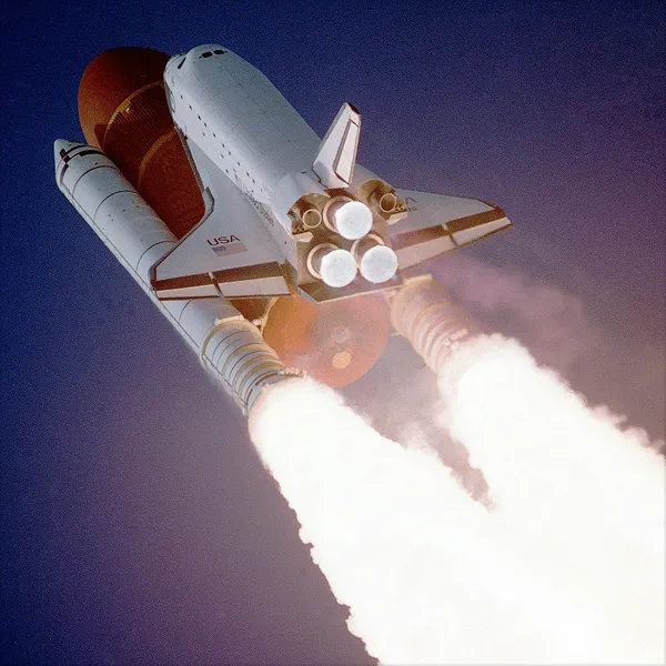 Rocket Going into Space 