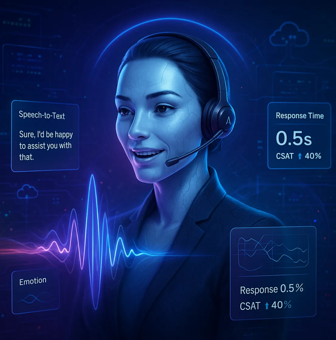 Conversational AI talking like a human