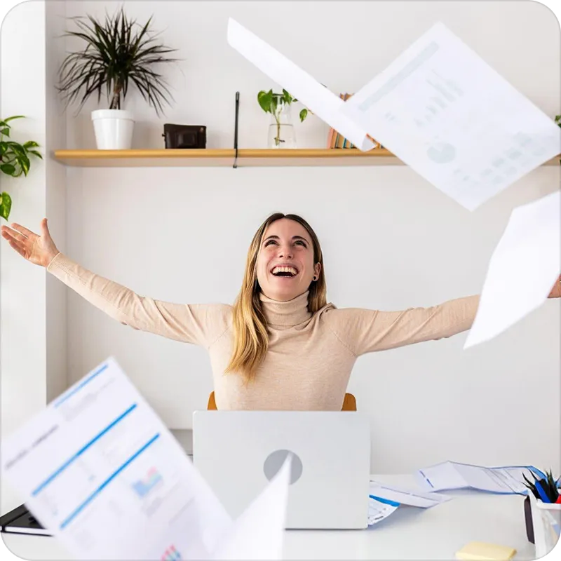 Reduced paperwork because of AI 