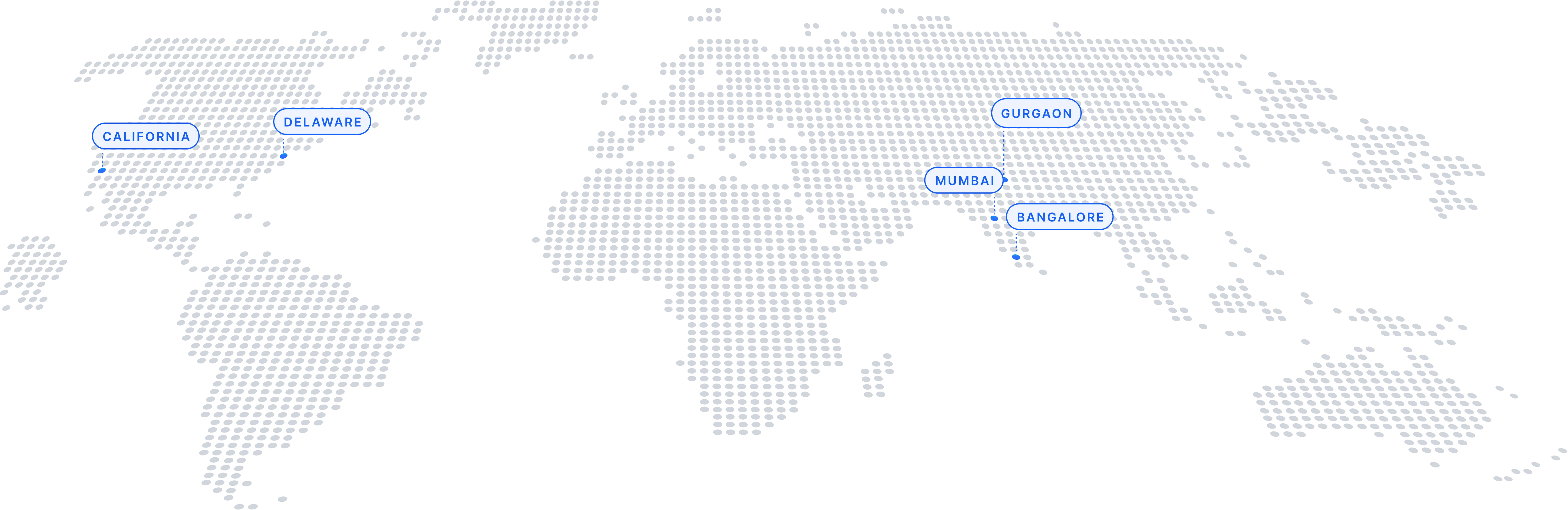 Our Office Locations- World Map