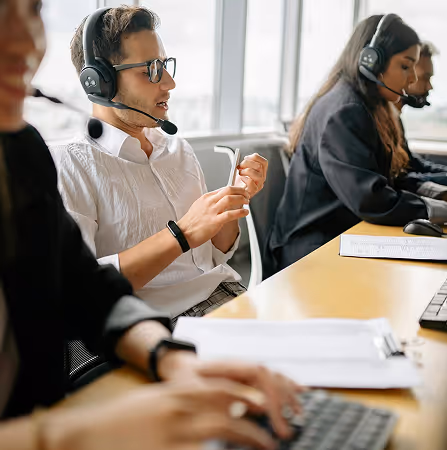An Image of a Call Centre