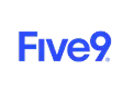 Five9 company logo in blue text on a white background.