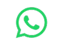 Green WhatsApp logo with phone handset inside a speech bubble.