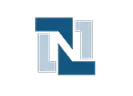 Stylized letter N in dark blue and light gray blocks forming a geometric pattern.