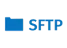 Blue folder icon beside the letters SFTP in blue text.