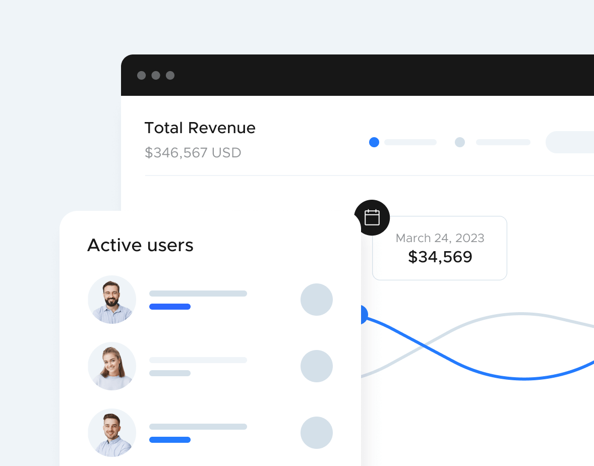 We Make It Easy To Track All Users Analytics - Techkit X Webflow Template