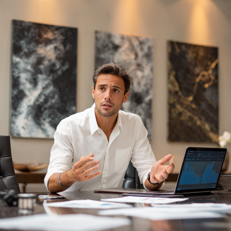 image of a diverse team in a meeting (for a edtech)
