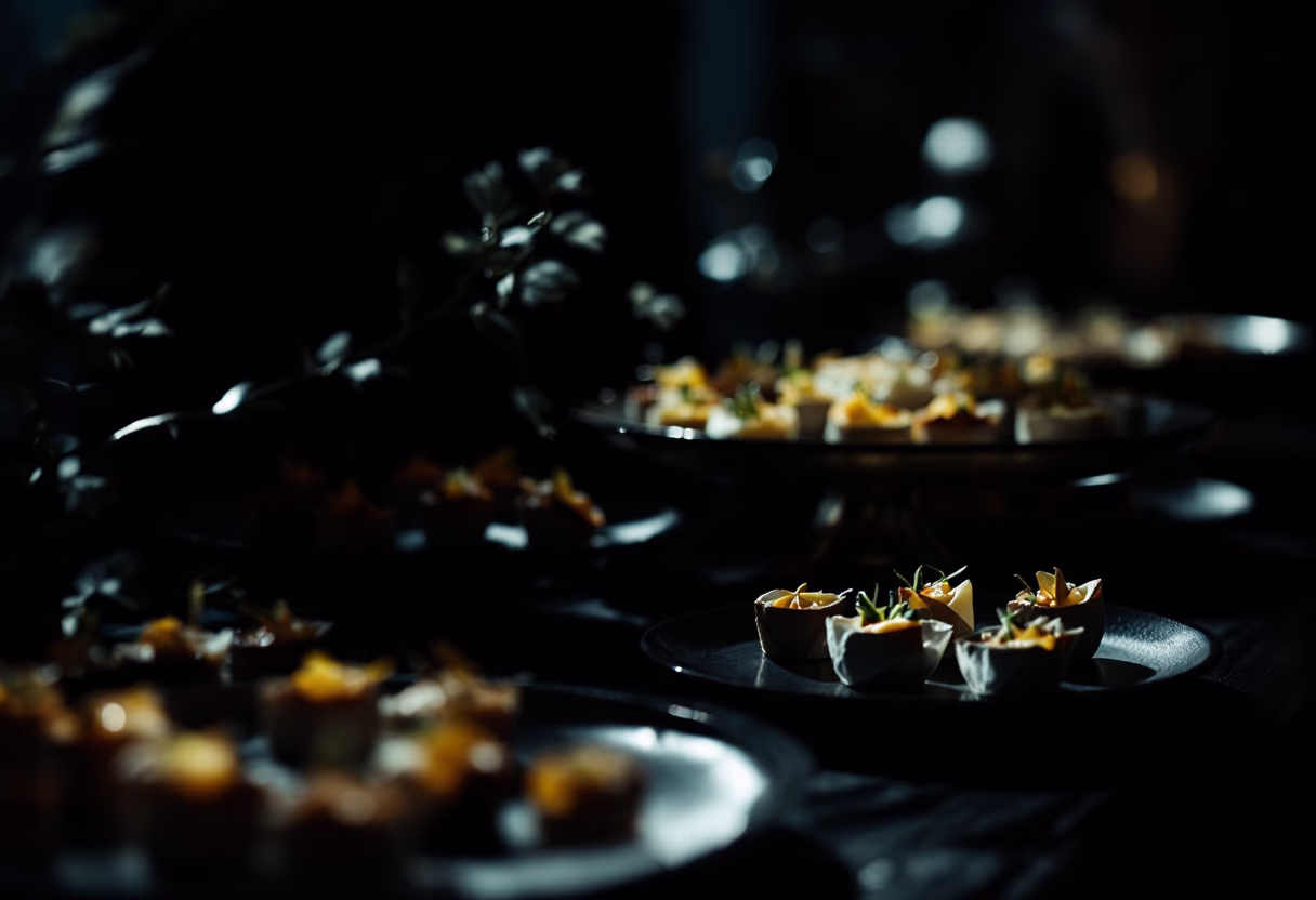 image of wedding catering display