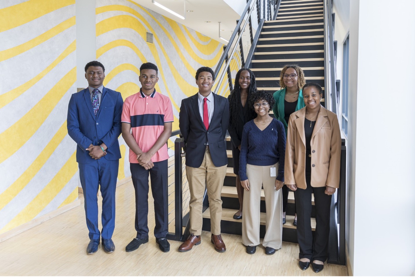 Students in the 2023 FS High School Experienceship Program from Enon Tabernacle Baptist Church.