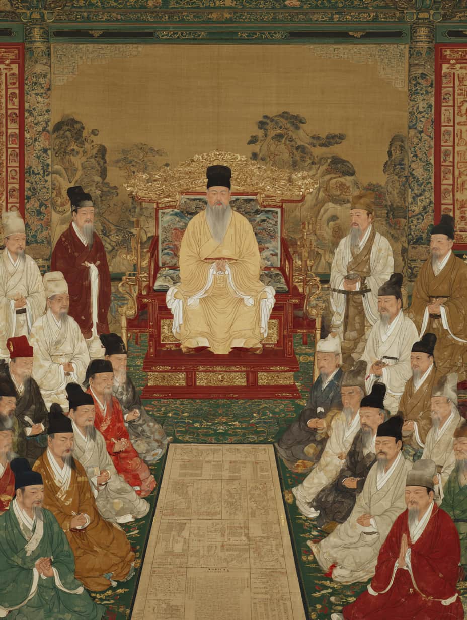 Chinese Yellow's Emperor and Taoist