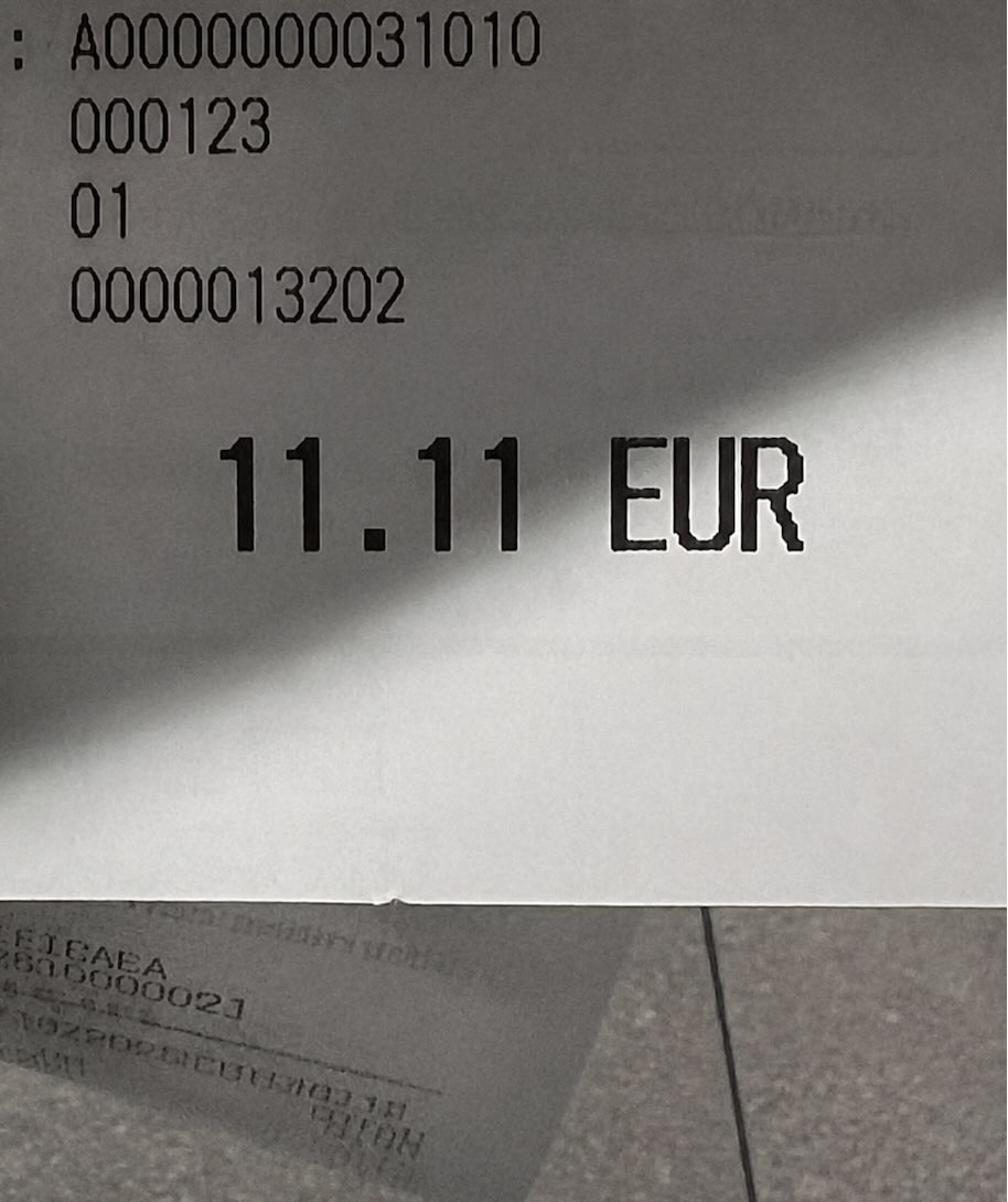 otherdings™ | 11.11 EURO bon | herkenning