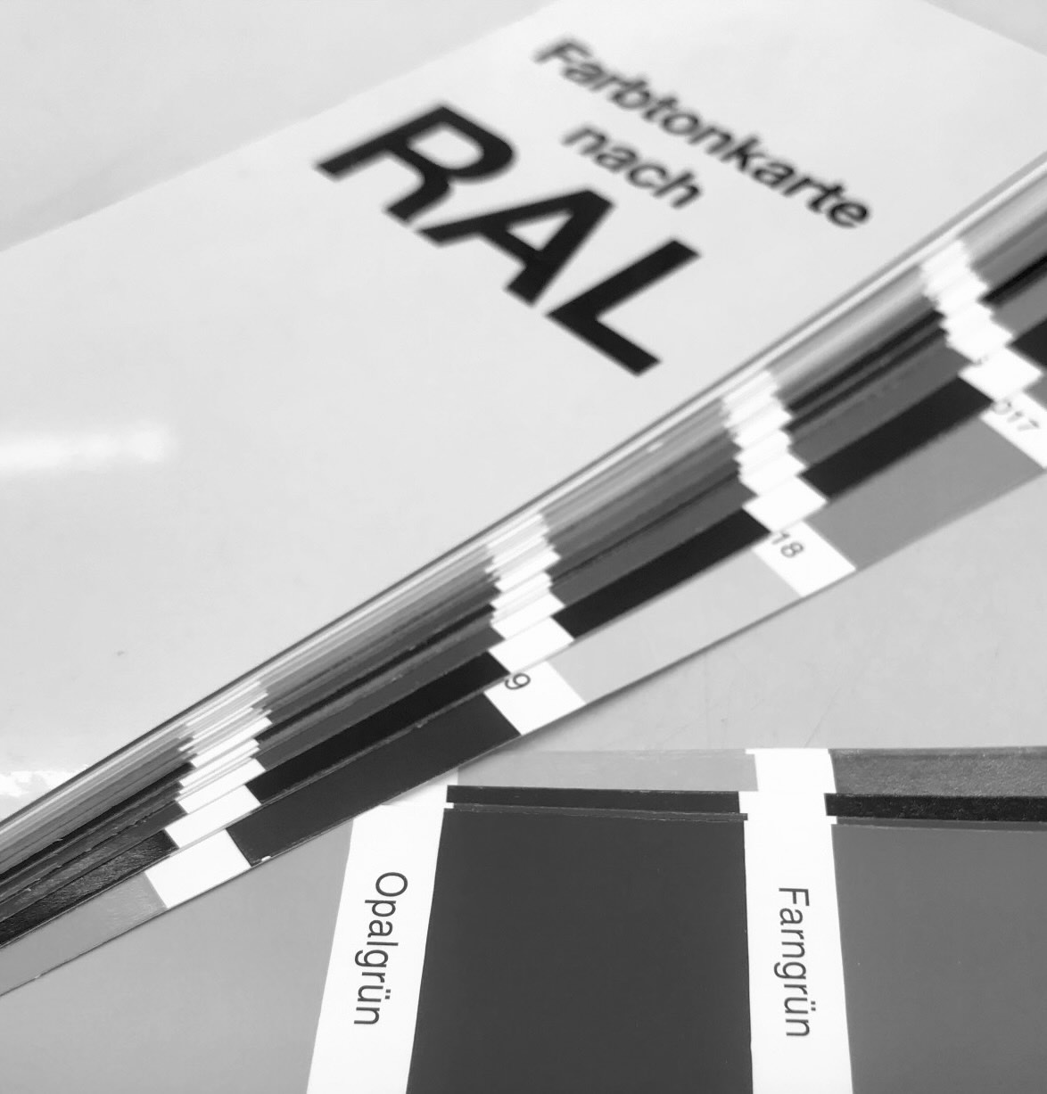 otherdings™ | RAL waaier - zwart wit kleur | Merkidentiteit