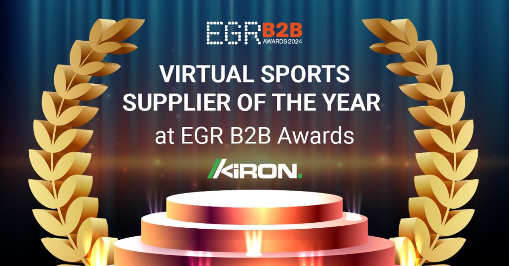 Kiron Interactive Named Virtual Sports Supplier of the Year at EGR B2B Awards