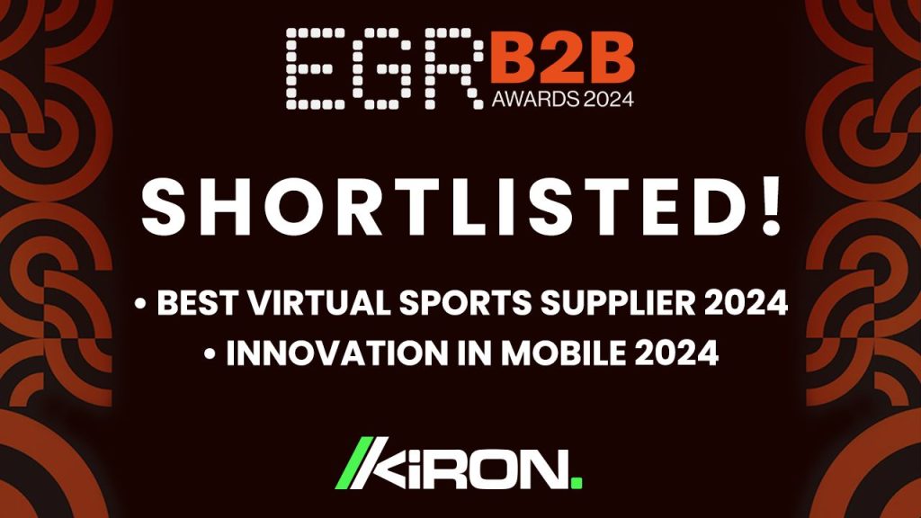 Kiron Interactive Nominated for Innovation in Mobile and Virtual Sports Supplier at the Prestigious EGR B2B Awards