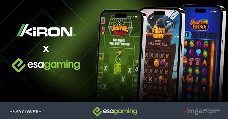 ESA Gaming Signs Global Partnership with Kiron