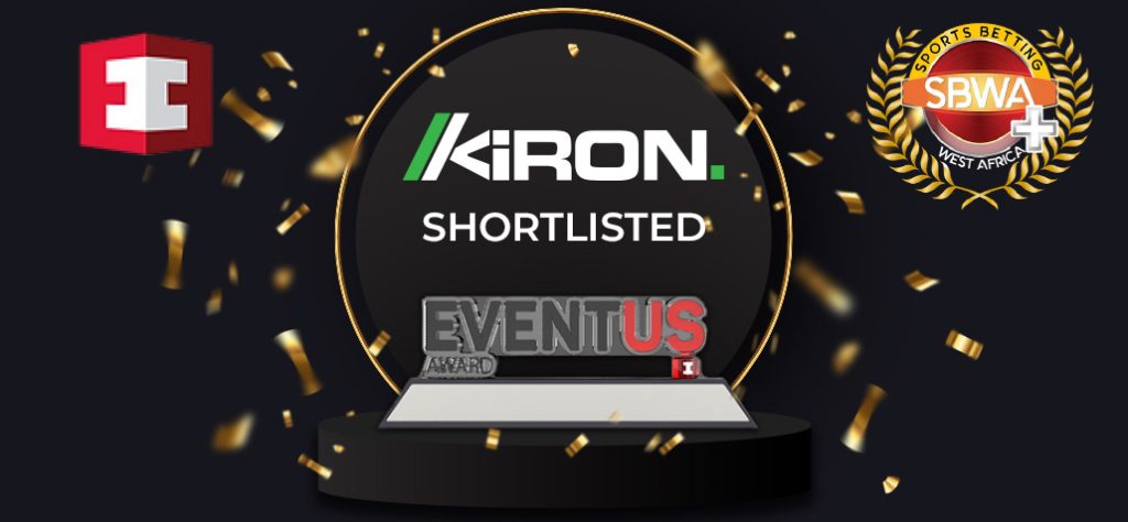Kiron Nominated for the Virtual Platform Provider Award 2022 in the Sports Betting West Africa+ Eventus International Awards
