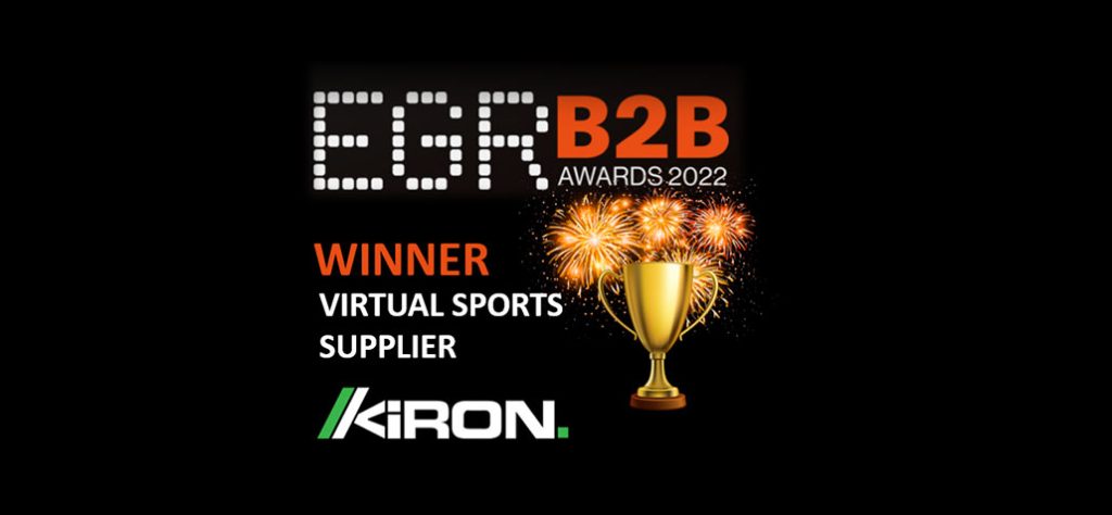 Kiron Interactive Crowned Best Virtual Sports Supplier at EGR B2B Awards 2022