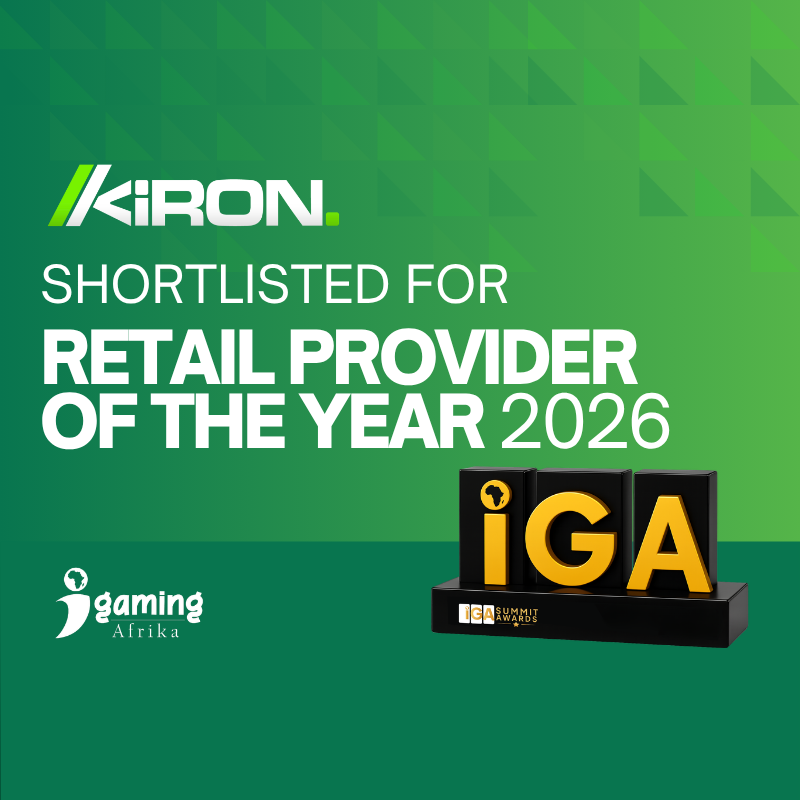 Kiron shortlisted for Retail Provider of the Year at the iGaming Afrika Summit