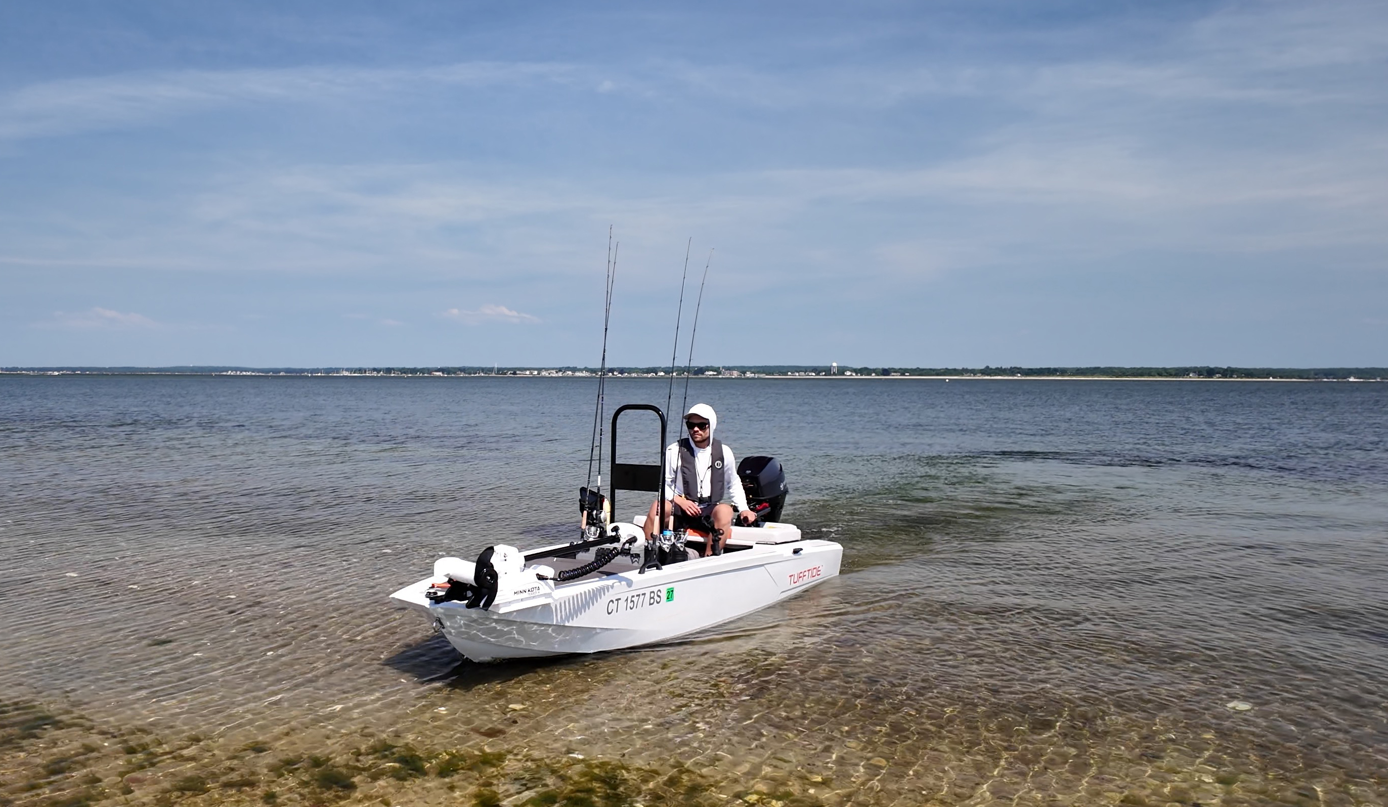 TuffTide 13 in shallow coastal water