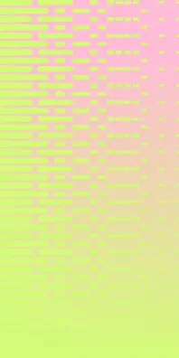 A pink and yellow background with a clock tower.