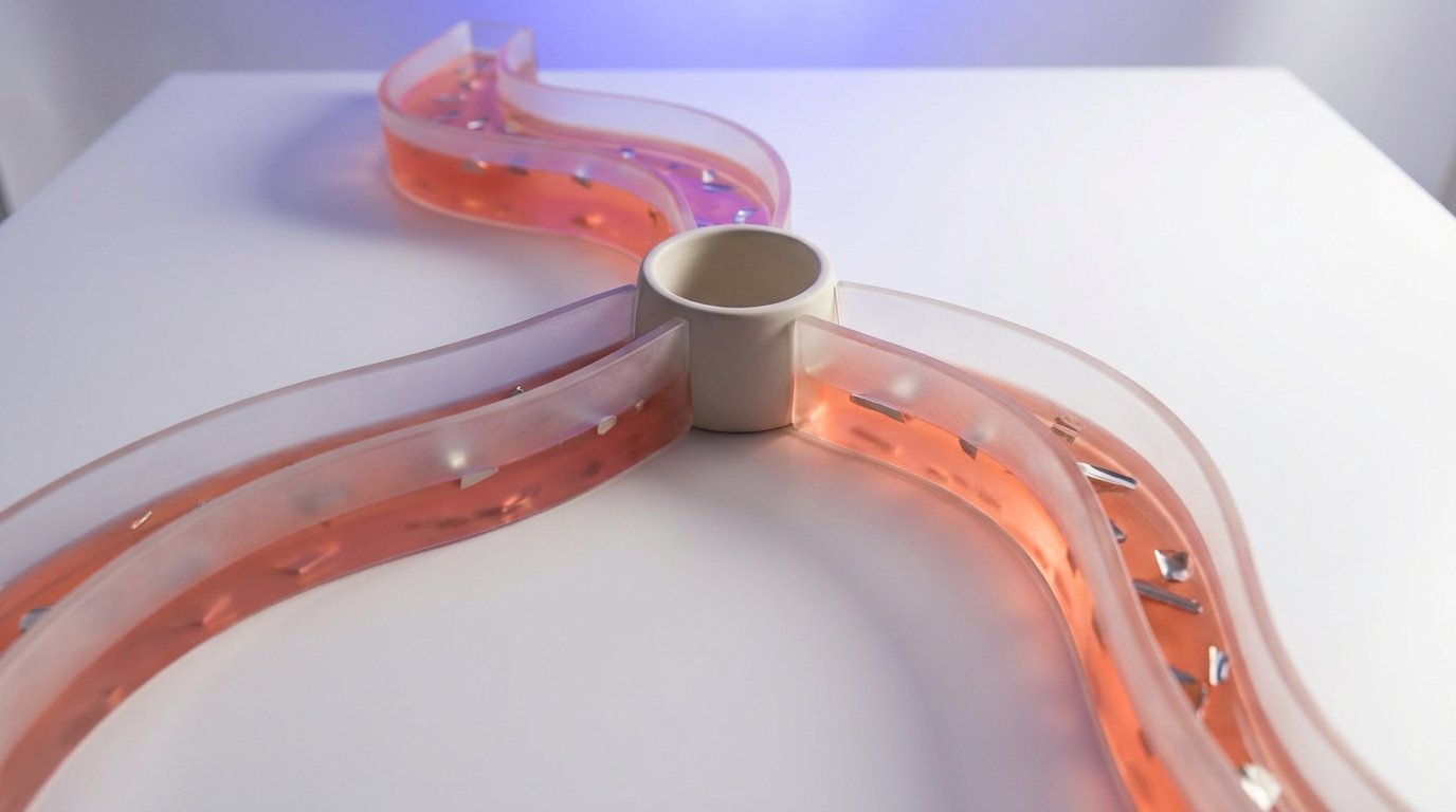 Three diverging glass streams representing HighRadius alternatives for AR automation platforms