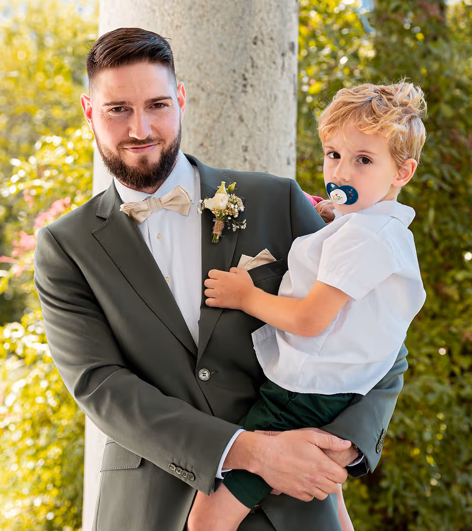 Marié avec un enfant