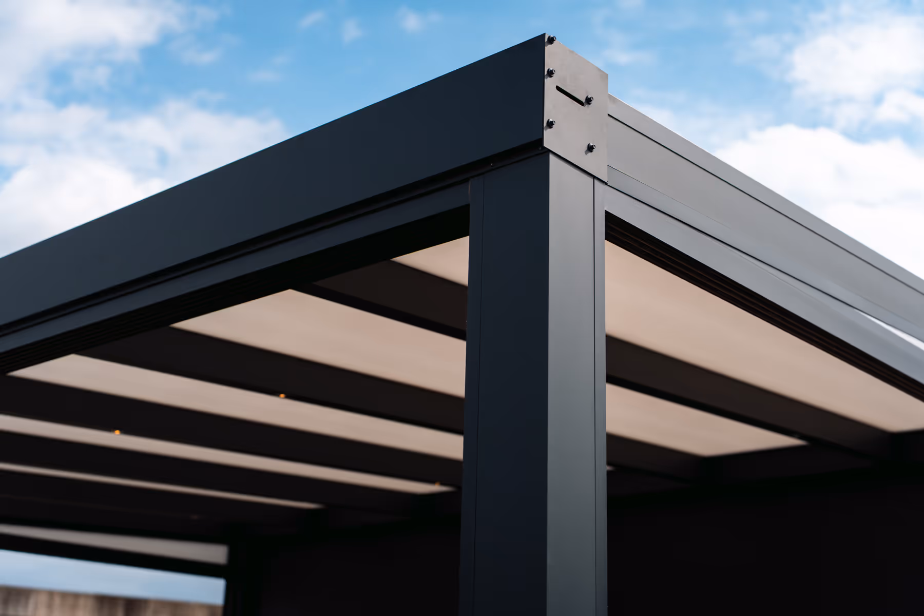 Detail constructie framework Domi Veranda overkapping