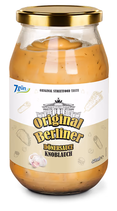 7gün Original Berliner Knoblauch Sauce, 470 ml 