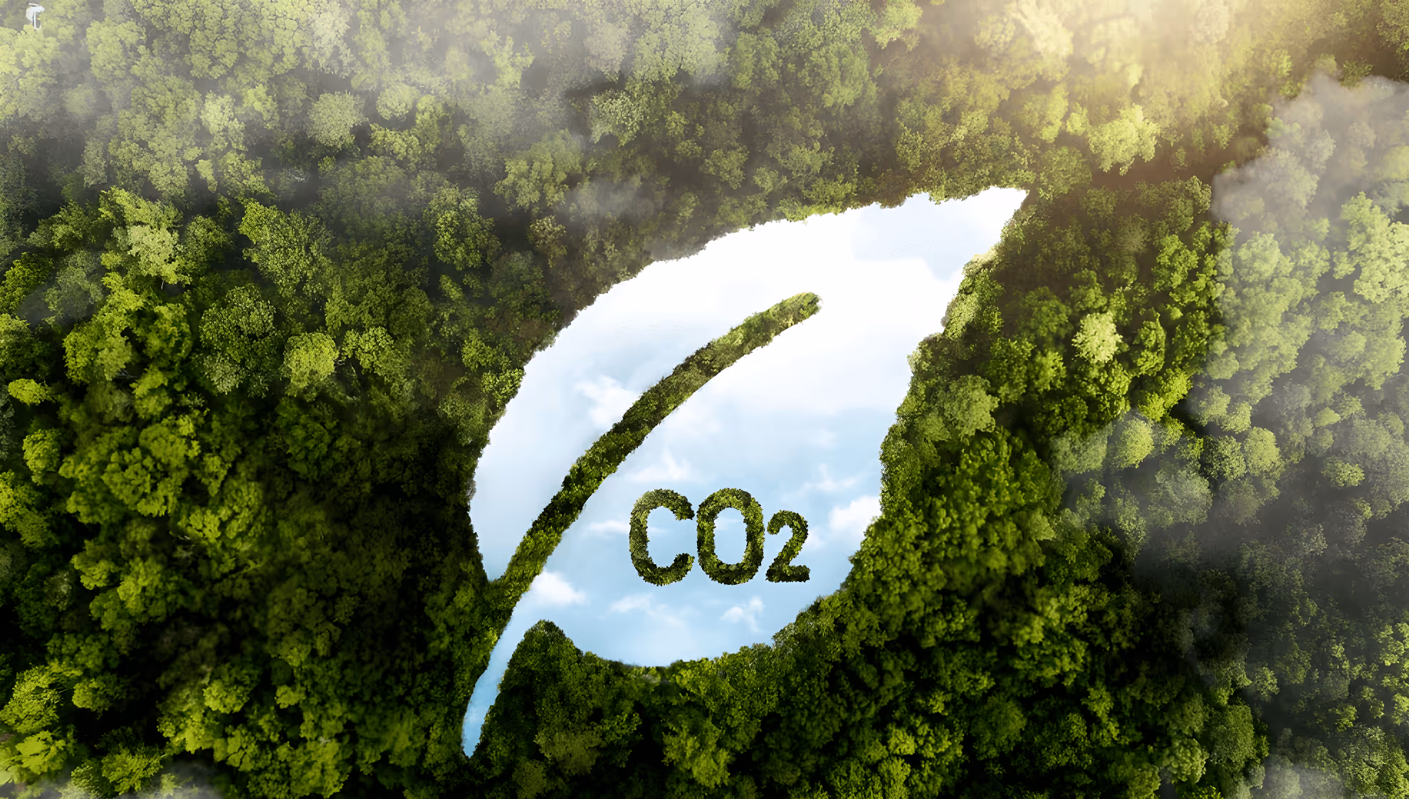 Illustration d’une feuille symbolisant la réduction des émissions de CO₂, représentant l’engagement écologique et la transition énergétique portée par Sunlib.