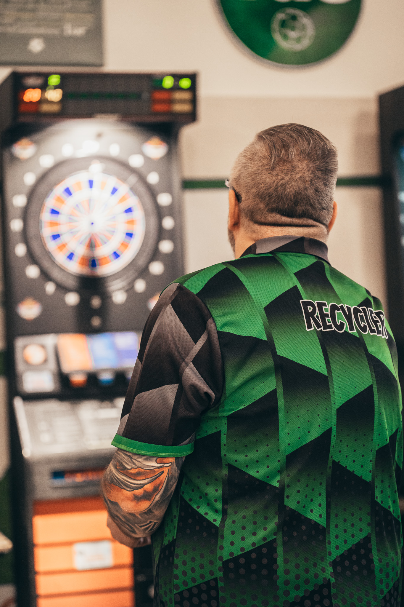 Freies Training beim Darts vom Tus Langenholthausen.