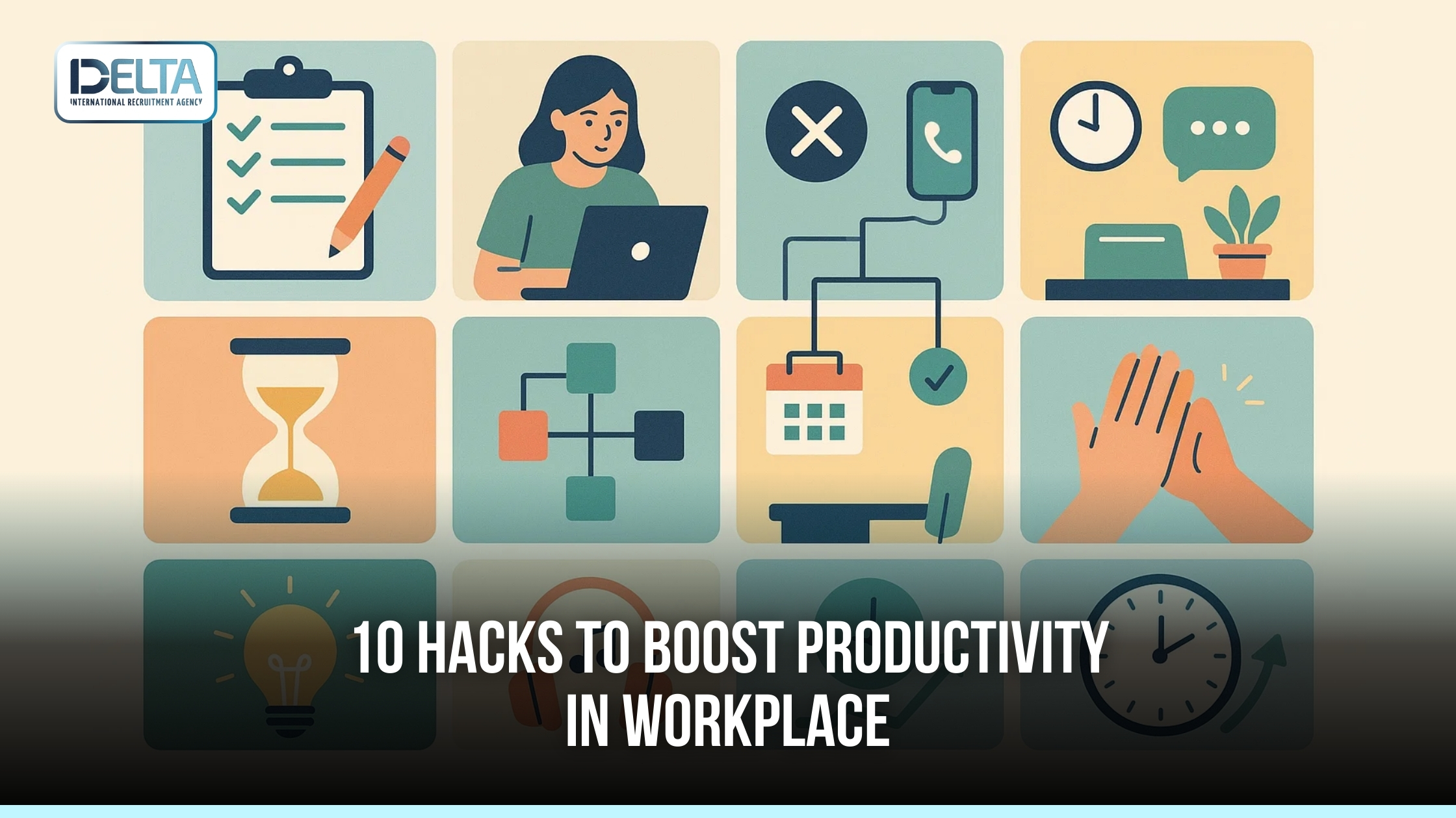 10 Hacks to Boost Productivity in Workplace