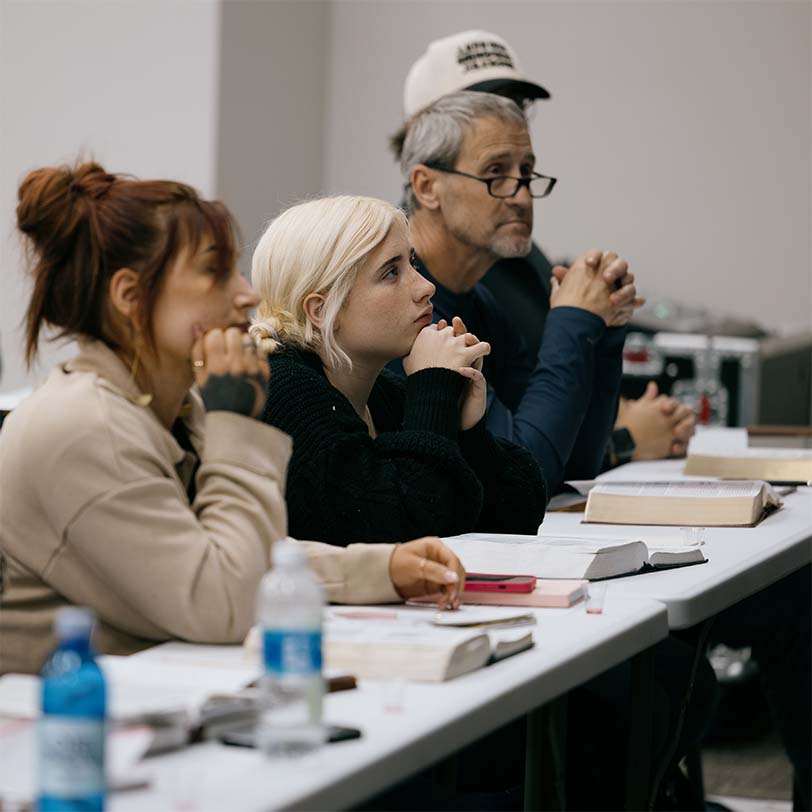 Students paying attention during a KINEO class