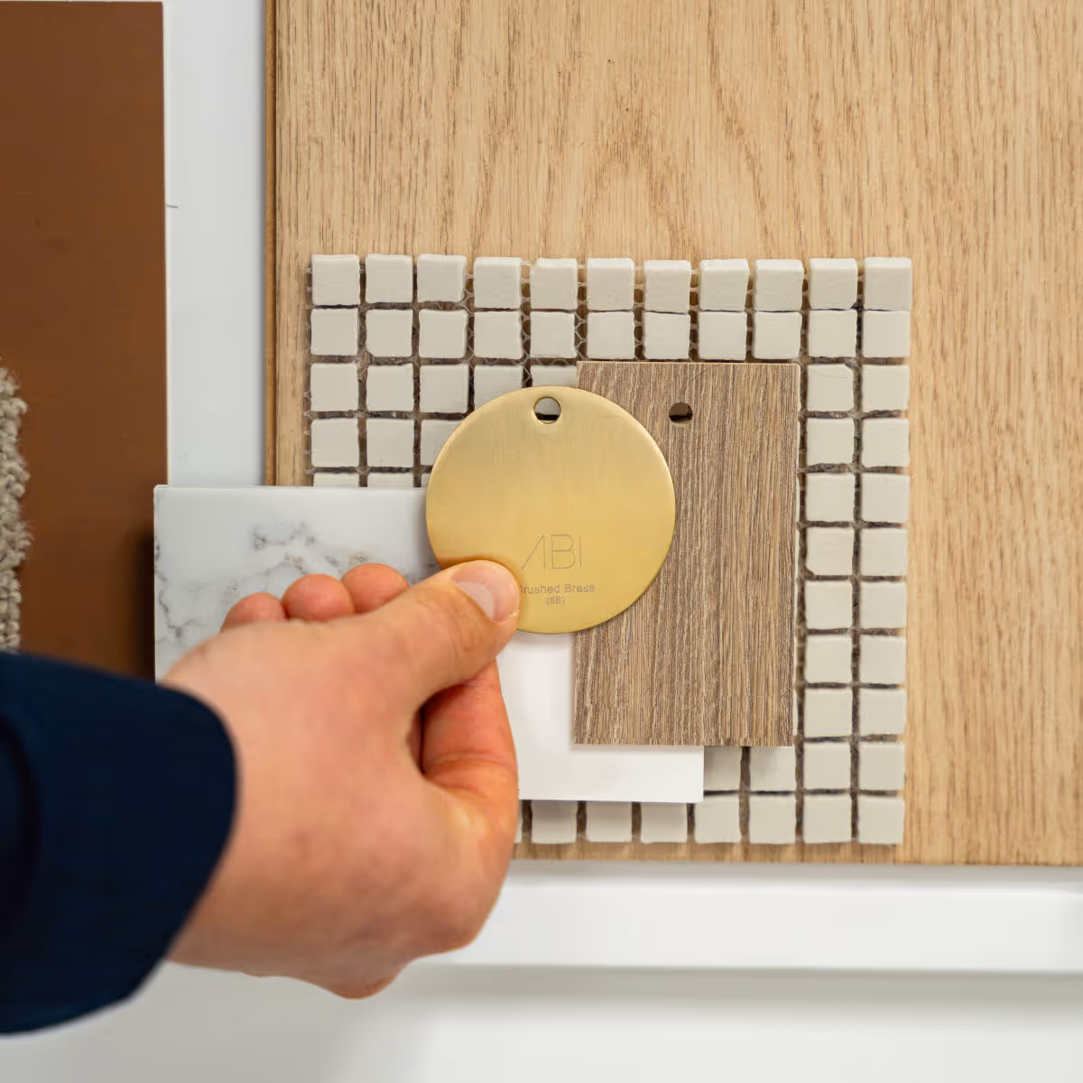 Close up of materials checker